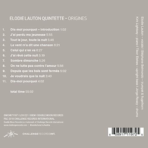 Elodie Lauton Quinte - Origines - CD image 2