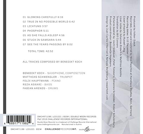 Benedikt Koch Quinte - True In No Possible World - CD image 2
