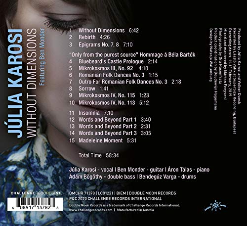 JÃºlia Karosi - Without Dimensions - CD image 2