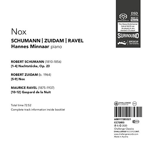 Schumann/Zuidam/Ravel: Nox - CD image 2