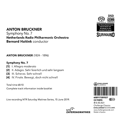Bruckner: Symphony No. 7 - CD image 2