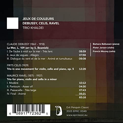 Jeux de Couleurs: Debussy, Celis, Ravel - CD image 2