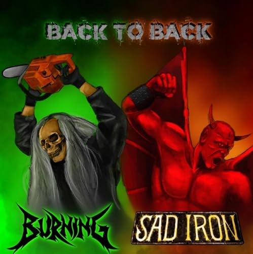 BURNING / SAD IRON - Back To Back - CD image 1