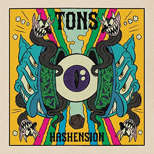 TONS - HASHENSION (STRIPED BLUE/YELLOW/PINK VINYL) - LP - Vinyl Record image 1