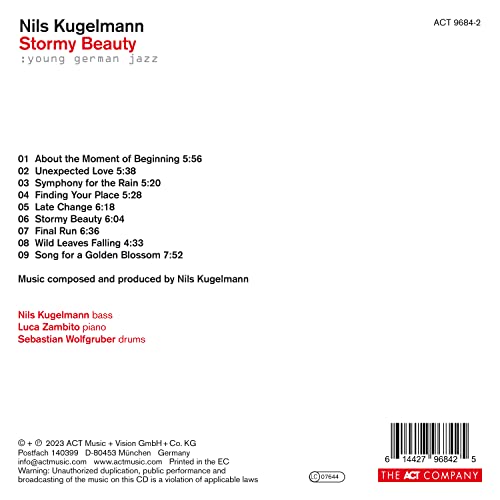 NILS KUGELMANN - STORMY BEAUTY - CD ALBUM image 2