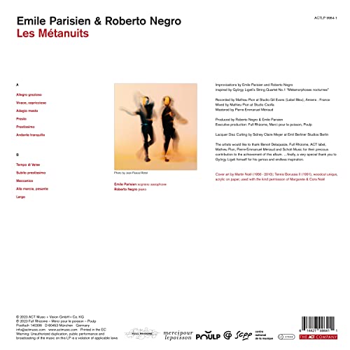 EMILE PARISIEN & ROB - LES METANUITS - Vinyl Record 12" RECORD image 2