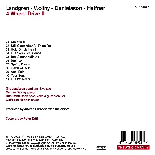 LANDGREN - 4 WHEEL DRIVE II - CD ALBUM image 3