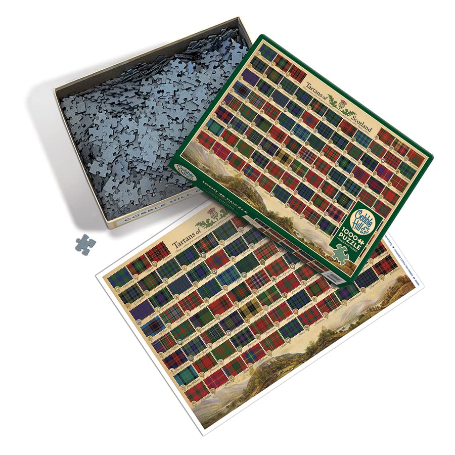 Tartans of Scotland 1000 Piece Puzzle - Non-book item image 2
