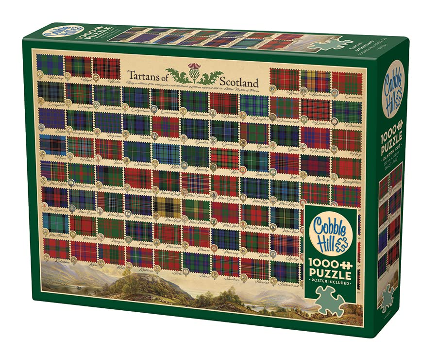 Tartans of Scotland 1000 Piece Puzzle - Non-book item image 4
