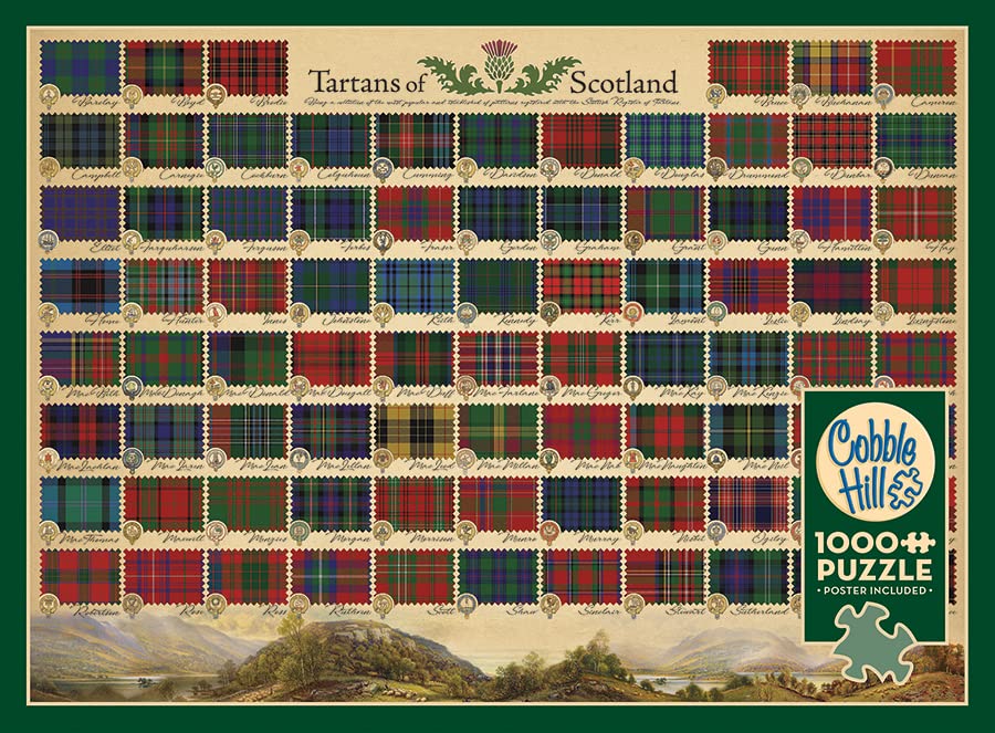 Tartans of Scotland 1000 Piece Puzzle - Non-book item image 5