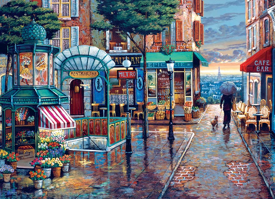 Rainy Day Stroll 1000 Piece Puzzle - Non-book item image 1