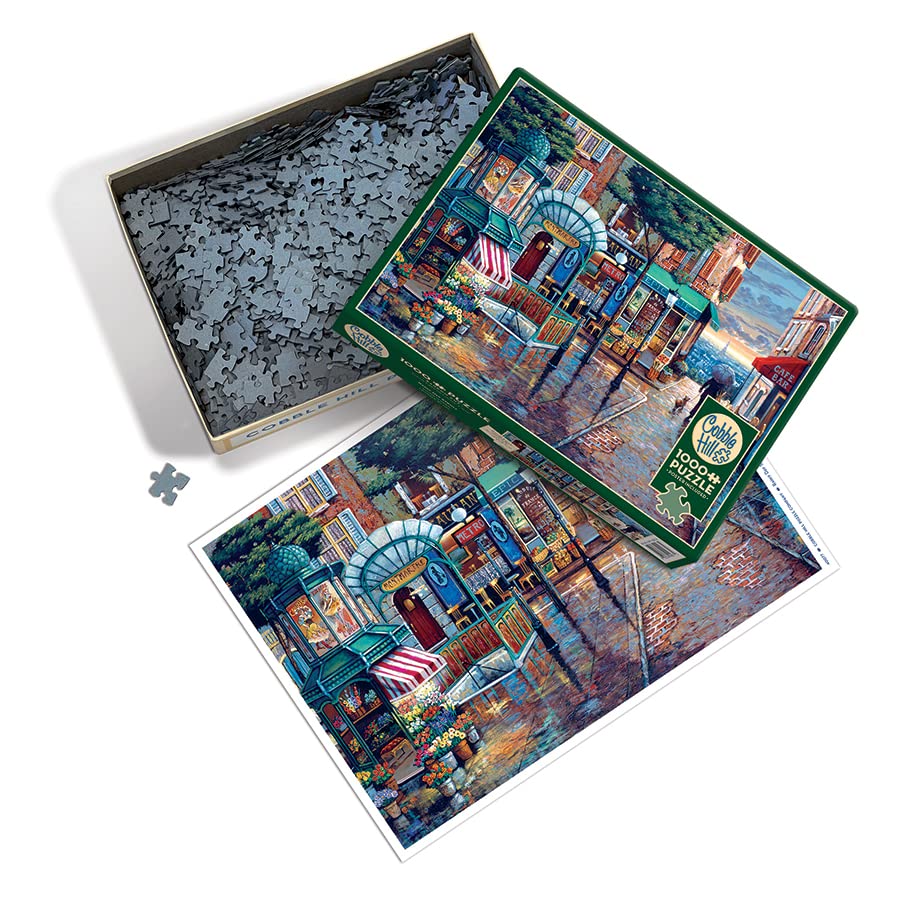Rainy Day Stroll 1000 Piece Puzzle - Non-book item image 2