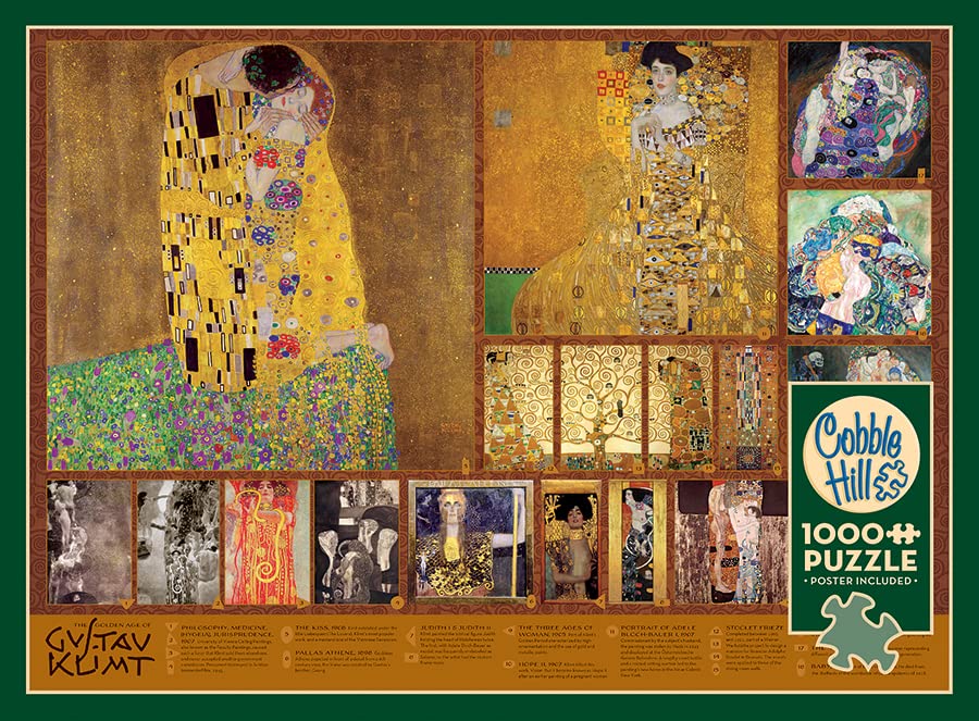 Golden Age of Klimt 1000 Piece Puzzle - Non-book item image 5