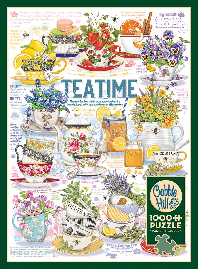 Tea Time 1000 Piece Puzzle - Non-book item image 5