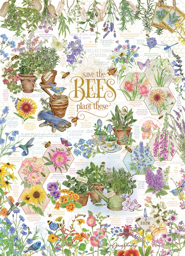 Save The Bees 1000 Piece Puzzle - Non-book item image 1