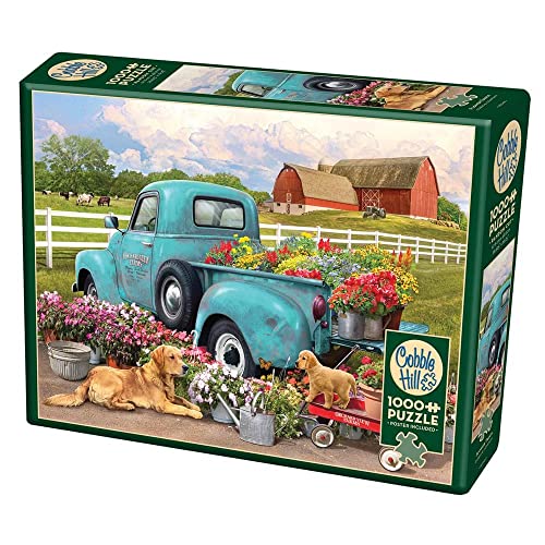 Flower Truck 1000 Piece Puzzle - Non-book item image 1