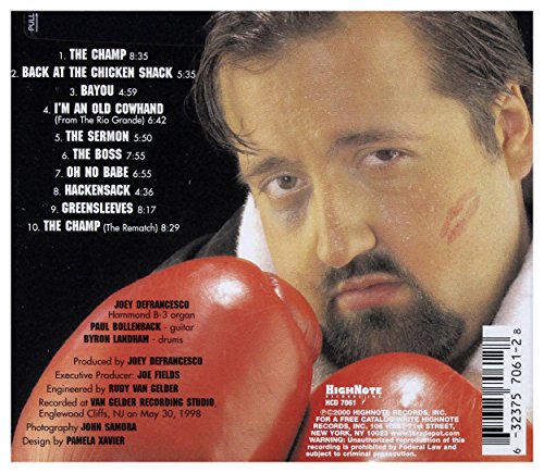 Joey DeFrancesco - Champ Round 2 - CD image 2