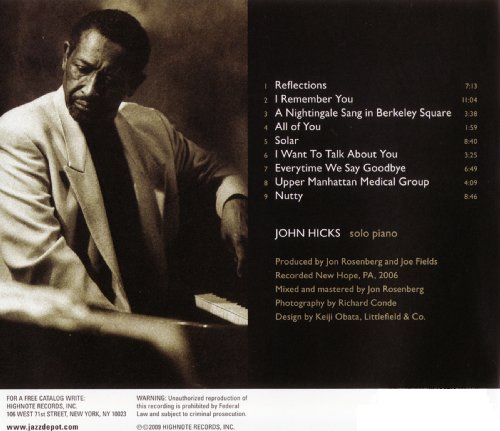 John Hicks - I Remember You - CD image 2