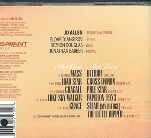 J.D. Allen - Grace - CD image 2