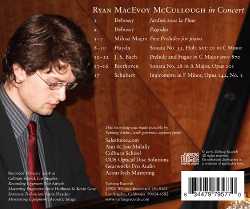 Johann Sebastian Bac - Ryan MacEvoy McCullough in Concert - CD image 2