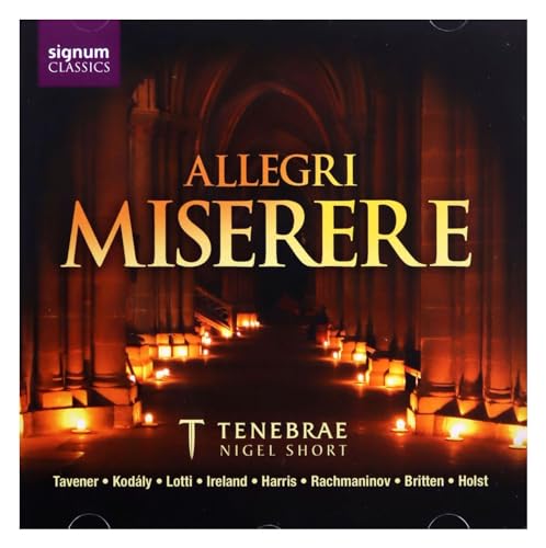 TENEBRAE <BR>NIGEL S - TAVENER - ALLEGRI MISERERE AND OTHER CHO - CD A image 1