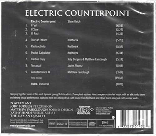 POWERPLANT<BR>ELYSIA - POWERPLANT: ELECTRIC COUNTERPOINT - CD ALBUM image 2