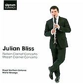 JULIAN BLISS - MOZART, NIELSEN: CLARINET CONCERTOS - CD ALBUM image 1