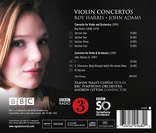 Roy Harris - Violin Concertos - CD image 2