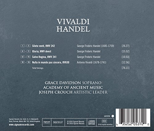 Antonio Vivaldi - Grace Davidson: Vivaldi/Handel - CD image 2