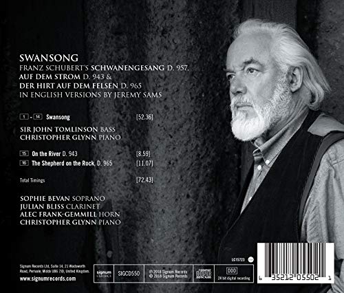 John Tomlinson - Schubert: Swansong - CD image 2