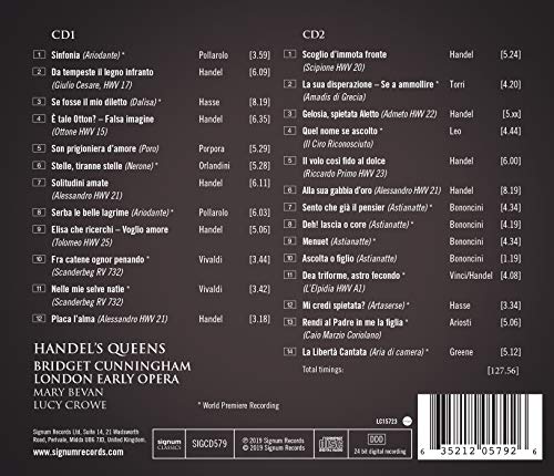 George Frideric Hand - Handels Queens - CD image 2