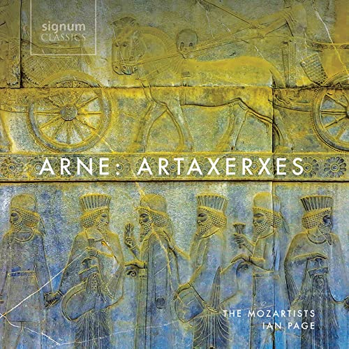 MOZARTISTS - ARNE: ARTAXERXES - cd album image 1
