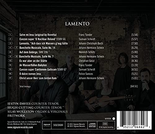 Fretwork - Iestyn Davies: Lamento - CD image 2