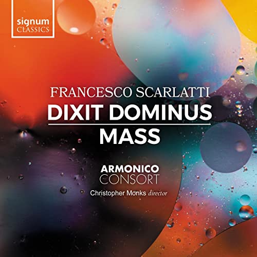 ARMONICO CONSORT - FRANCESCO SCARLATTI: DIXIT DOMINUS   MASS - CD ALBU image 1