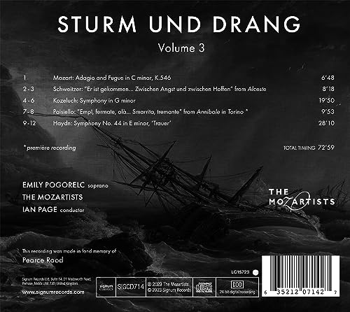 MOZARTISTS - STURM UND DRANG, VOL. 3 - CD ALBUM image 2
