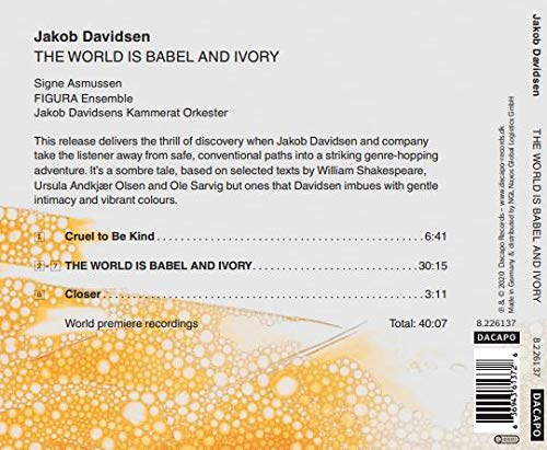 Figura Ensemble - Jakob Davidsen: The World Is Babel and Ivory - CD image 2