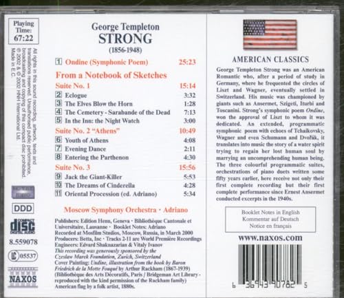 George Templeton Str - Orchestral Music Vol. 3 (Moscow So Adriano) - CD image 2