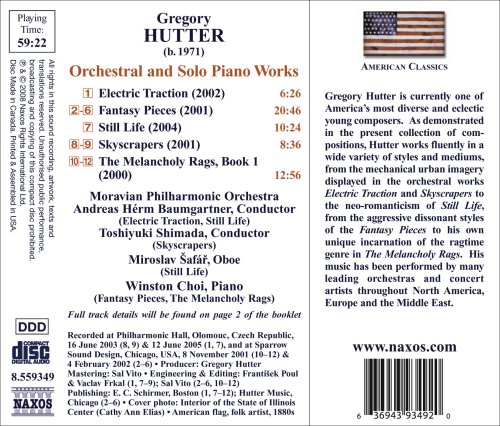 CHOI:MORAVIAN PO - HUTTER: ELECTRIC TRACTION - CD image 2
