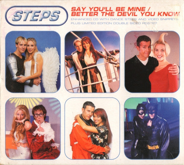 Steps - Say You'll Be Mine / Better The Devil You Know - Used CD image 1