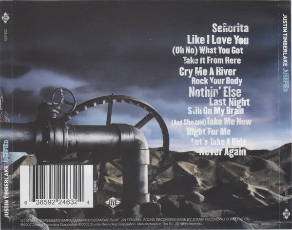 Justin Timberlake - Justified - Used CD image 2