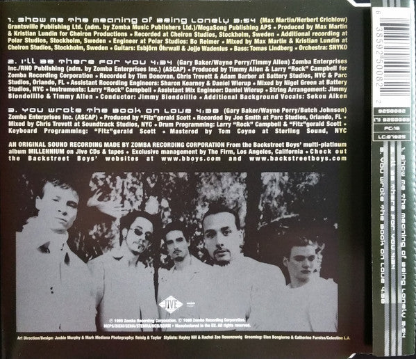 Backstreet Boys - Show Me The Meaning Of Being Lonely - Used CD image 2