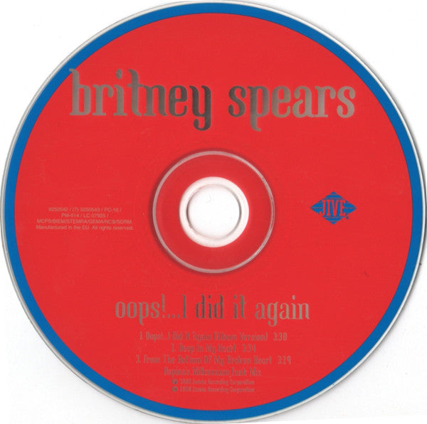 Britney Spears - Oops!...I Did It Again - Used CD image 4