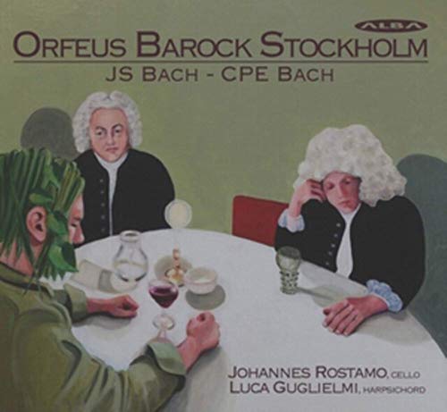 Johannes Rostamo - J.S. Bach/ C.P.E. Bach: Orfeus Barock Stockholm - CD image 1