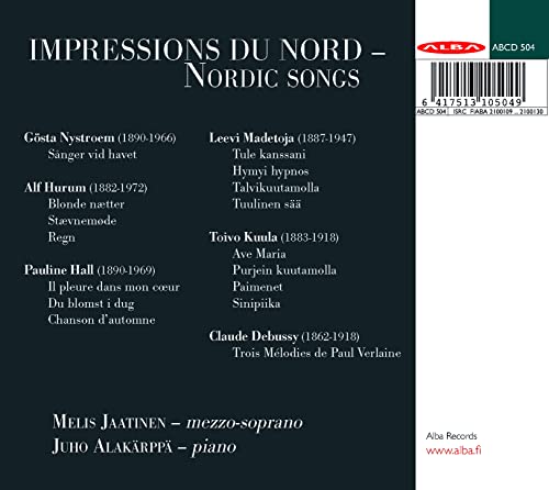 JAATINEN/ALAKARPPA - IMPRESSIONS DU NORD - CD image 2