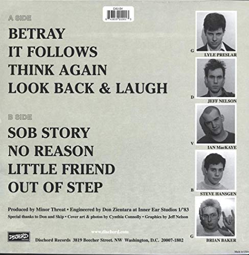 MINOR THREAT - OUT OF STEP - Vinyl Record image 2
