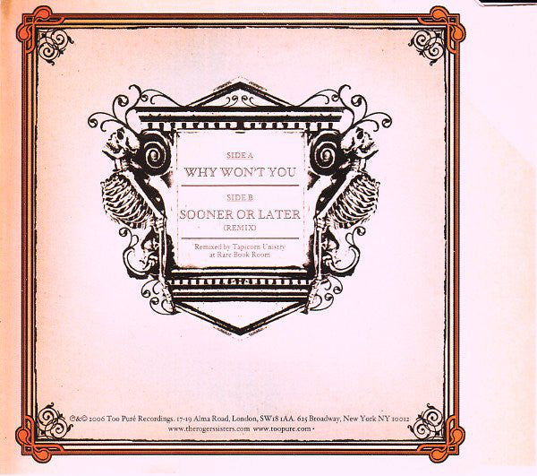 Rogers Sisters - Why Won't You - Used CD image 2