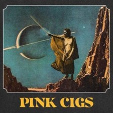 PINK CIGS - (Half-Half Blue/Yellow Vinyl) - Vinyl Record image 1
