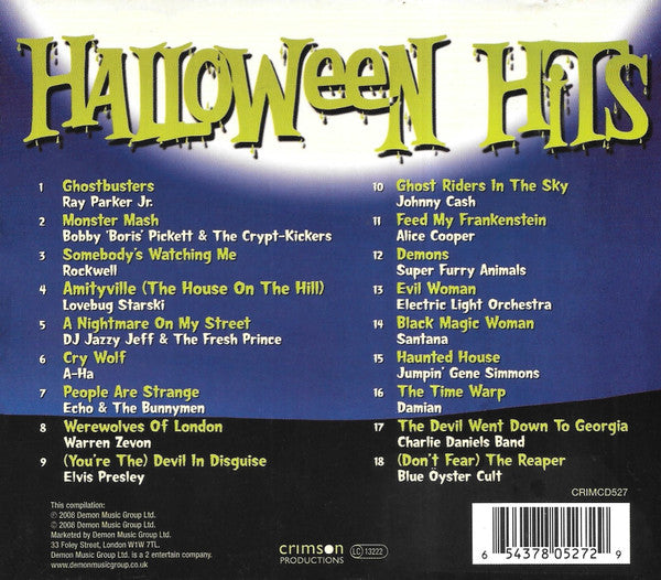 Various - Halloween Hits - Used CD image 2