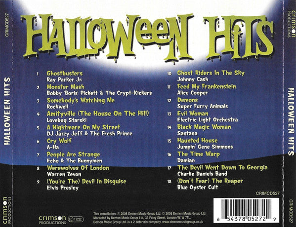 Various - Halloween Hits - Used CD image 4