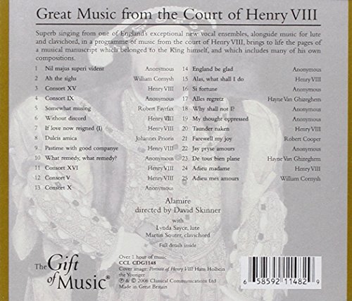 VARIOUS - GREAT MUSIC FROM HENRY VIII - CD image 3